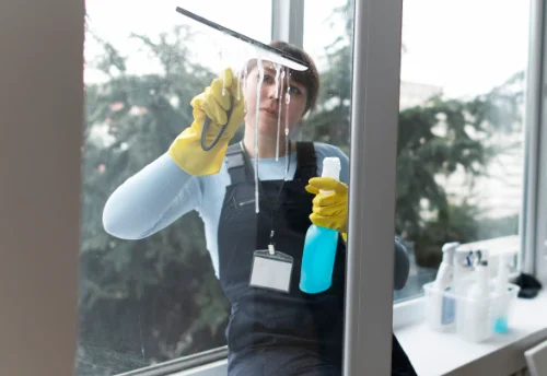 Nettoyage de vitres intérieures et extérieures à Courbesseaux